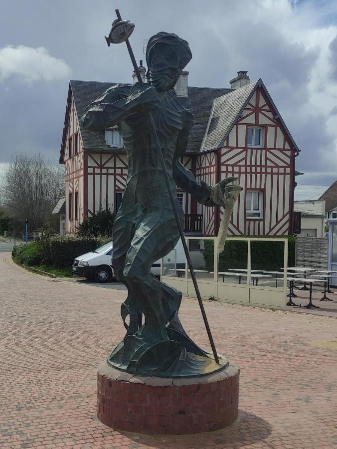 Studio Les Jardins De La Breche Hermanville-sur-Mer Eksteriør bilde